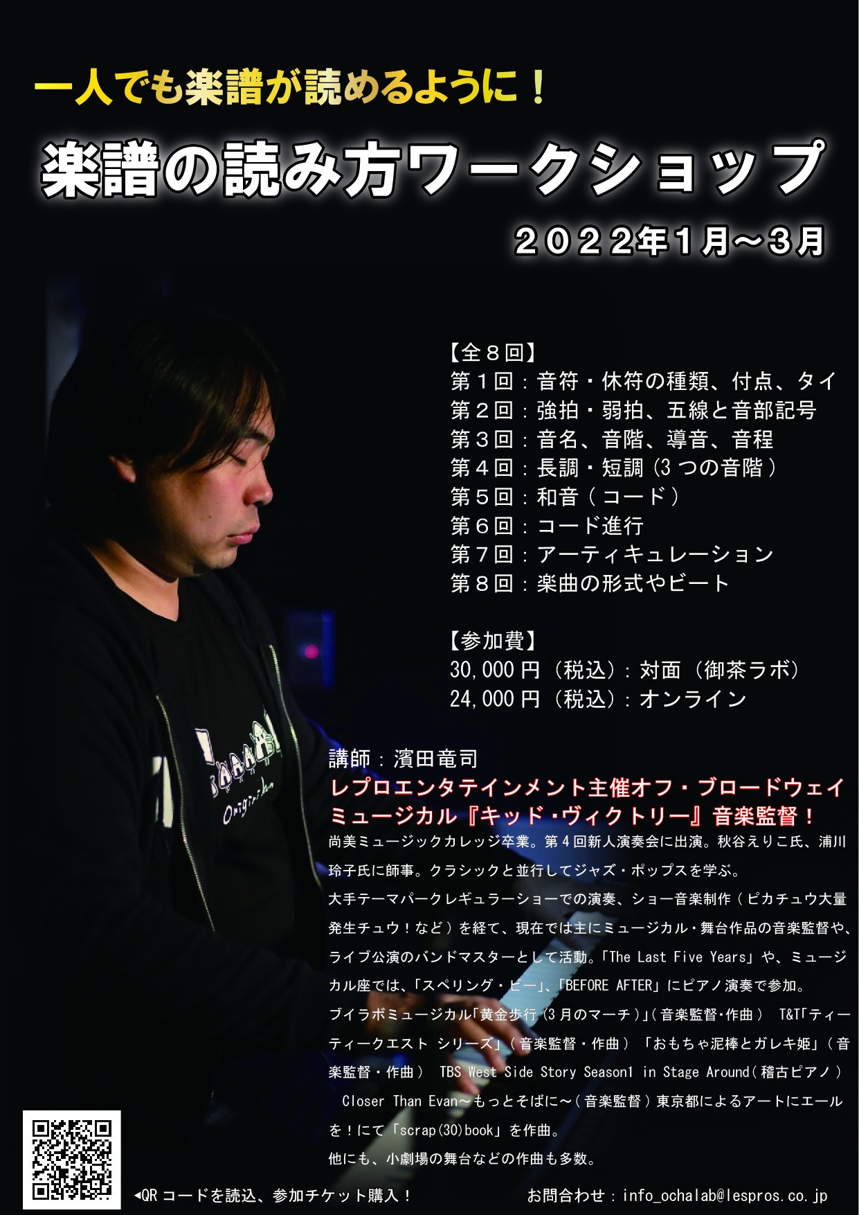 楽譜の読み方ワークショップ 浅草九倶楽部 御茶ラボ